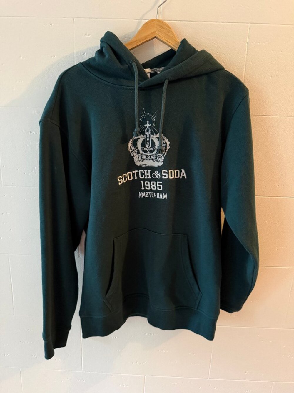 Scotch & Soda | Green Classic Hoodie | Small